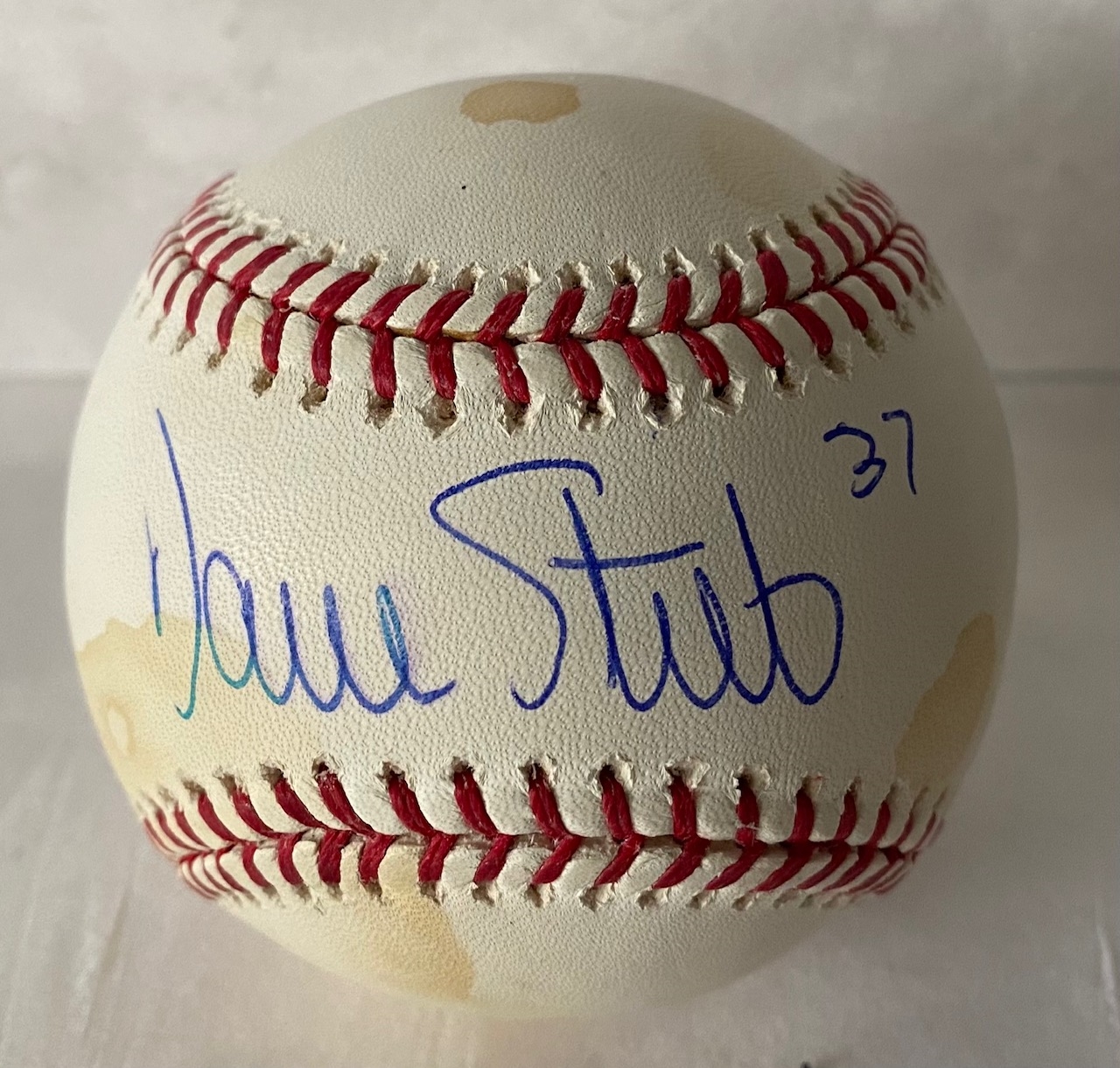 Dave Stieb Toronto Blue Jays Signed Official Major League Baseball (Flawed)