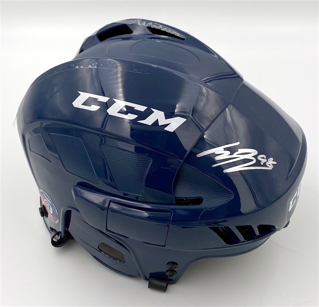 Connor Bedard Regina Pats Autographed CCM Replica Helmet