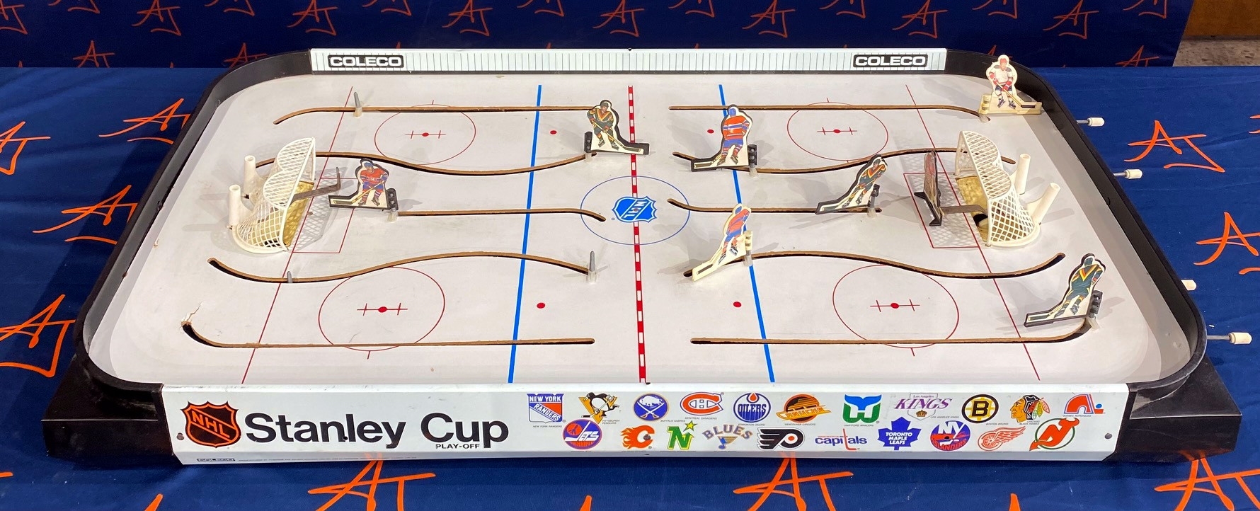 NHL Stanley Cup Play-Off Table Top Hockey Game By Coleco (Missing Components)