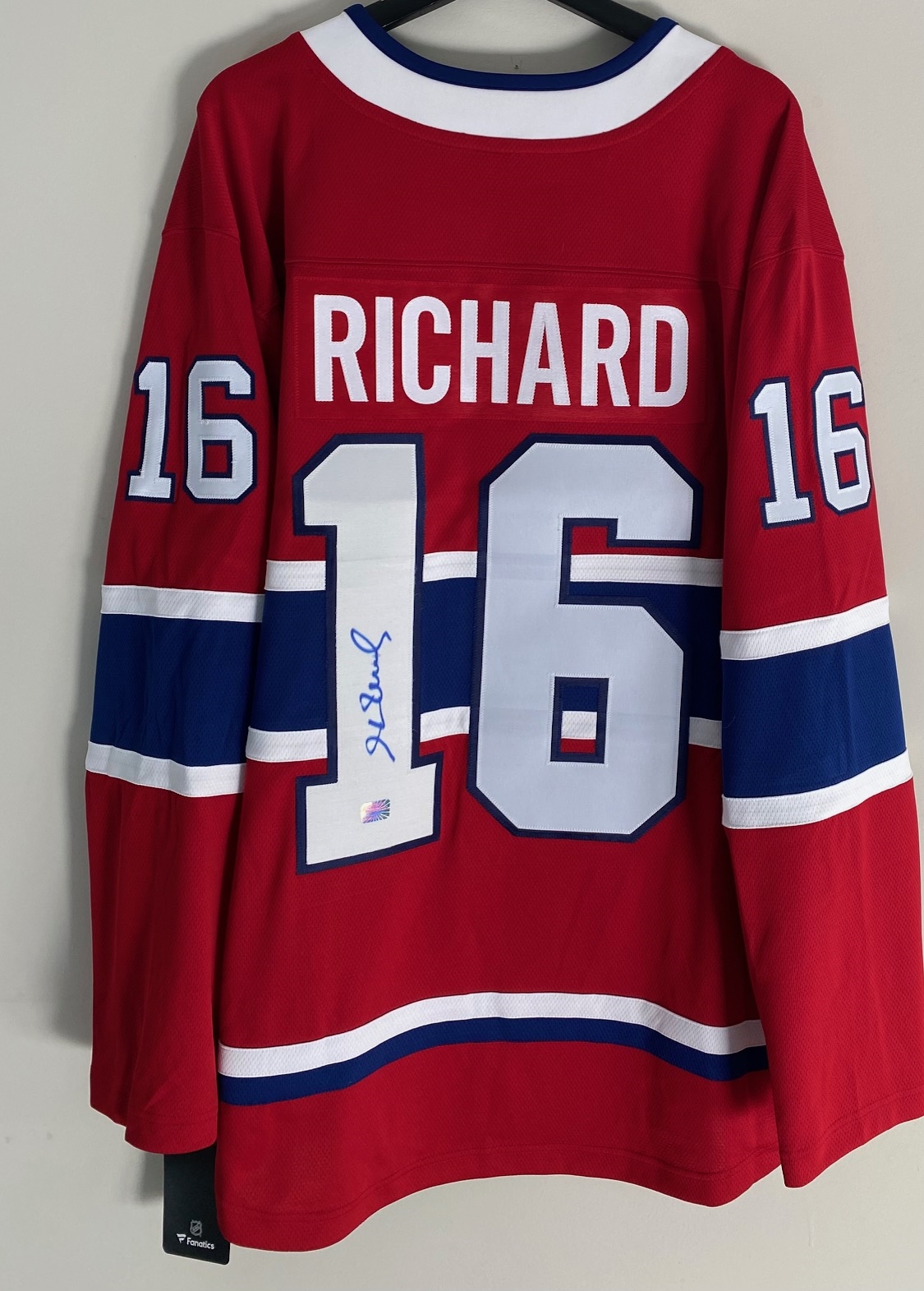 Henri Richard Montreal Canadiens Signed Fanatics Jersey