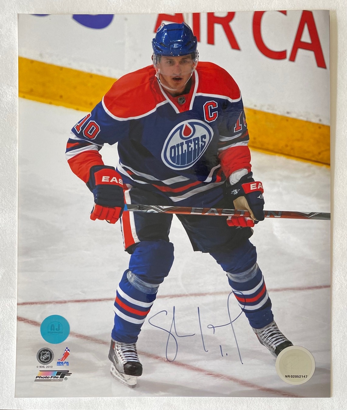 Shawn Horcoff Edmonton Oilers Captain Signed 8x10 Photo (Flawed)