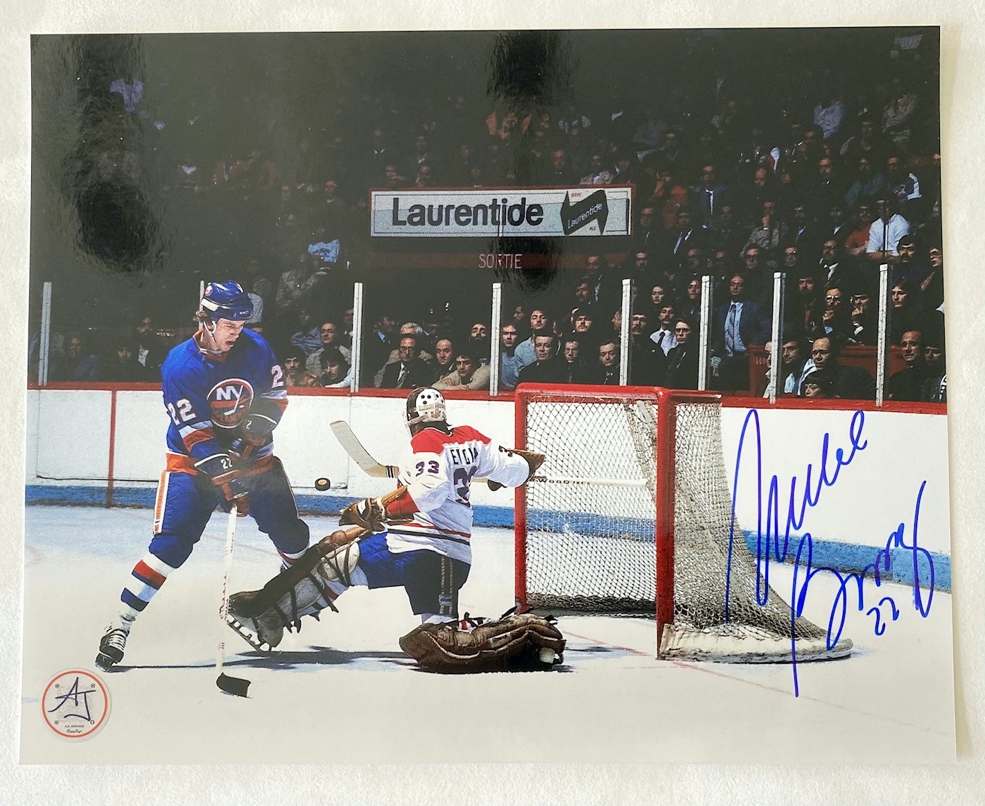 Mike Bossy New York Islanders Signed 8x10 Photo