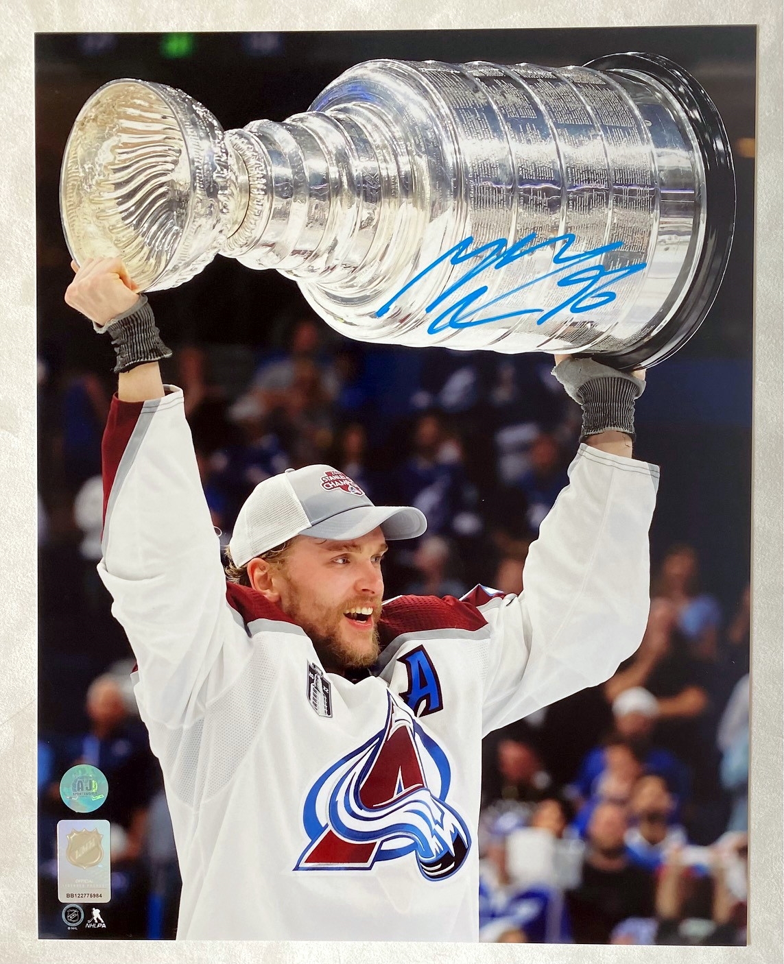 Mikko Rantanen Colorado Avalanche Signed Stanley Cup Celebration 11x14 Photo