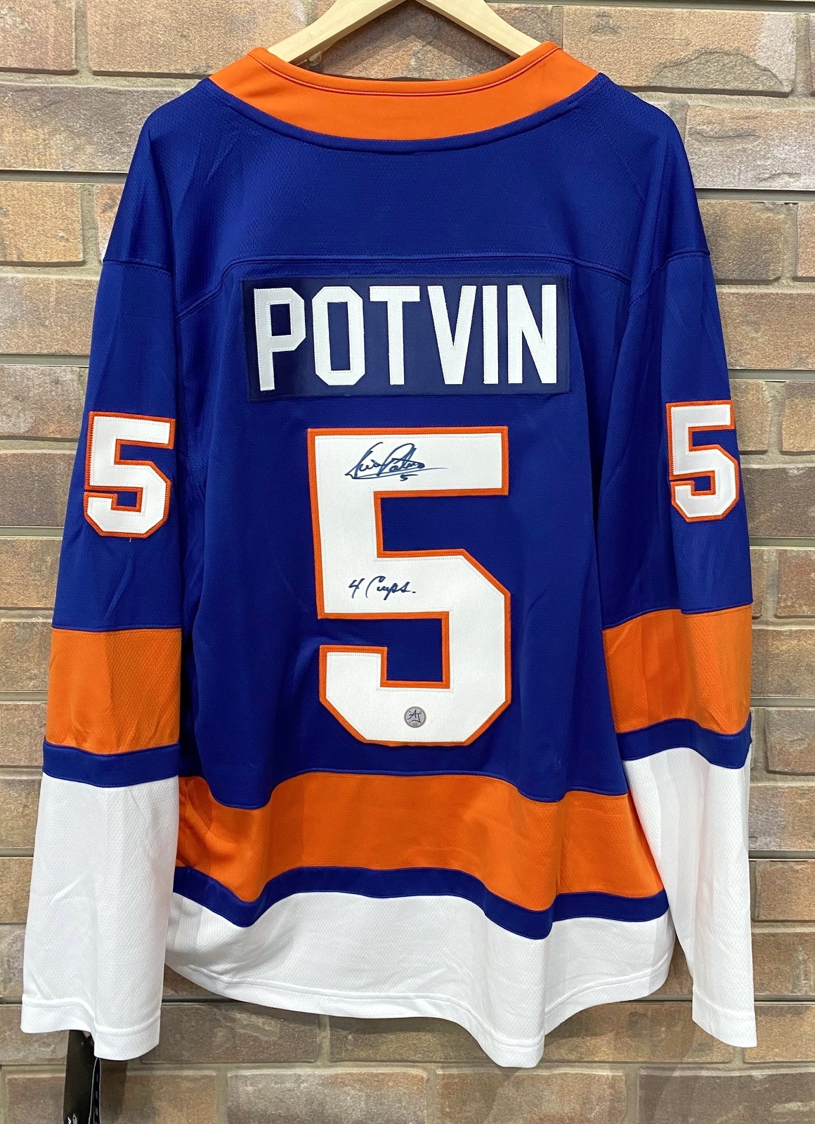 Denis Potvin New York Islanders Signed 4 Cups Fanatics Jersey