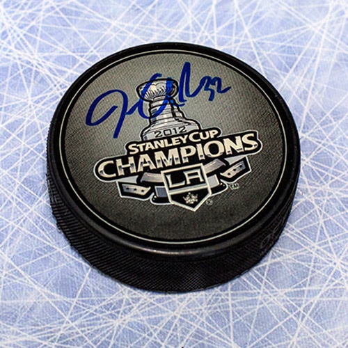 Jonathan Quick Los Angeles Kings Signed 2012 Stanley Cup Champs Puck