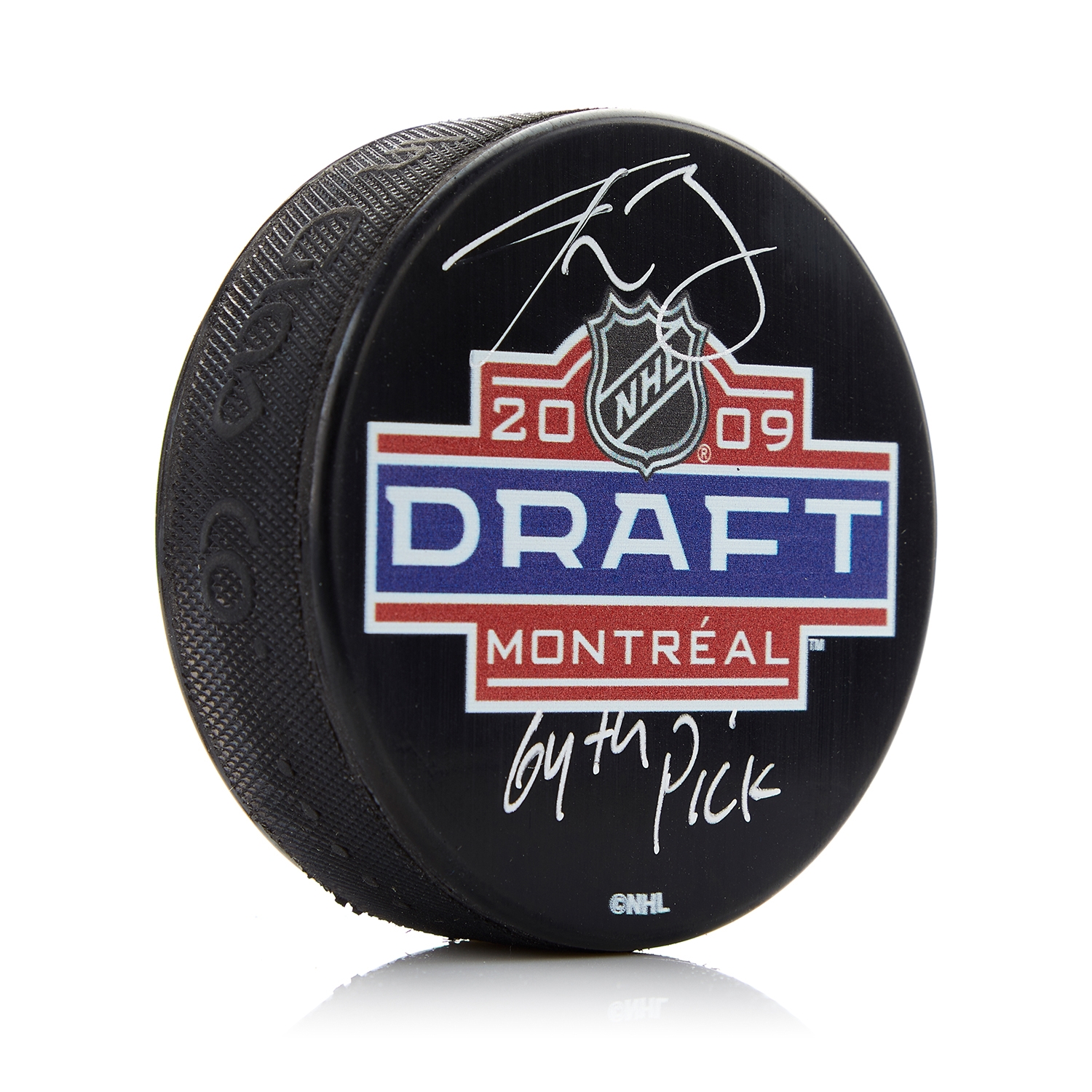 Tyson Barrie Signed 2009 NHL Entry Draft Puck with 64th Pick Note