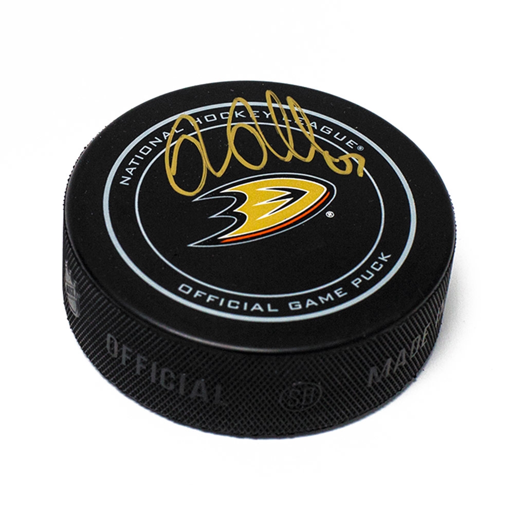 Rickard Rakell Anaheim Ducks Autographed Official Game Puck
