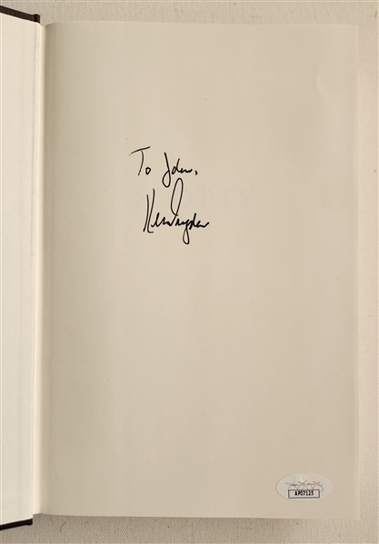 Ken Dryden Autographed Hardcover Book Personalized JSA COA