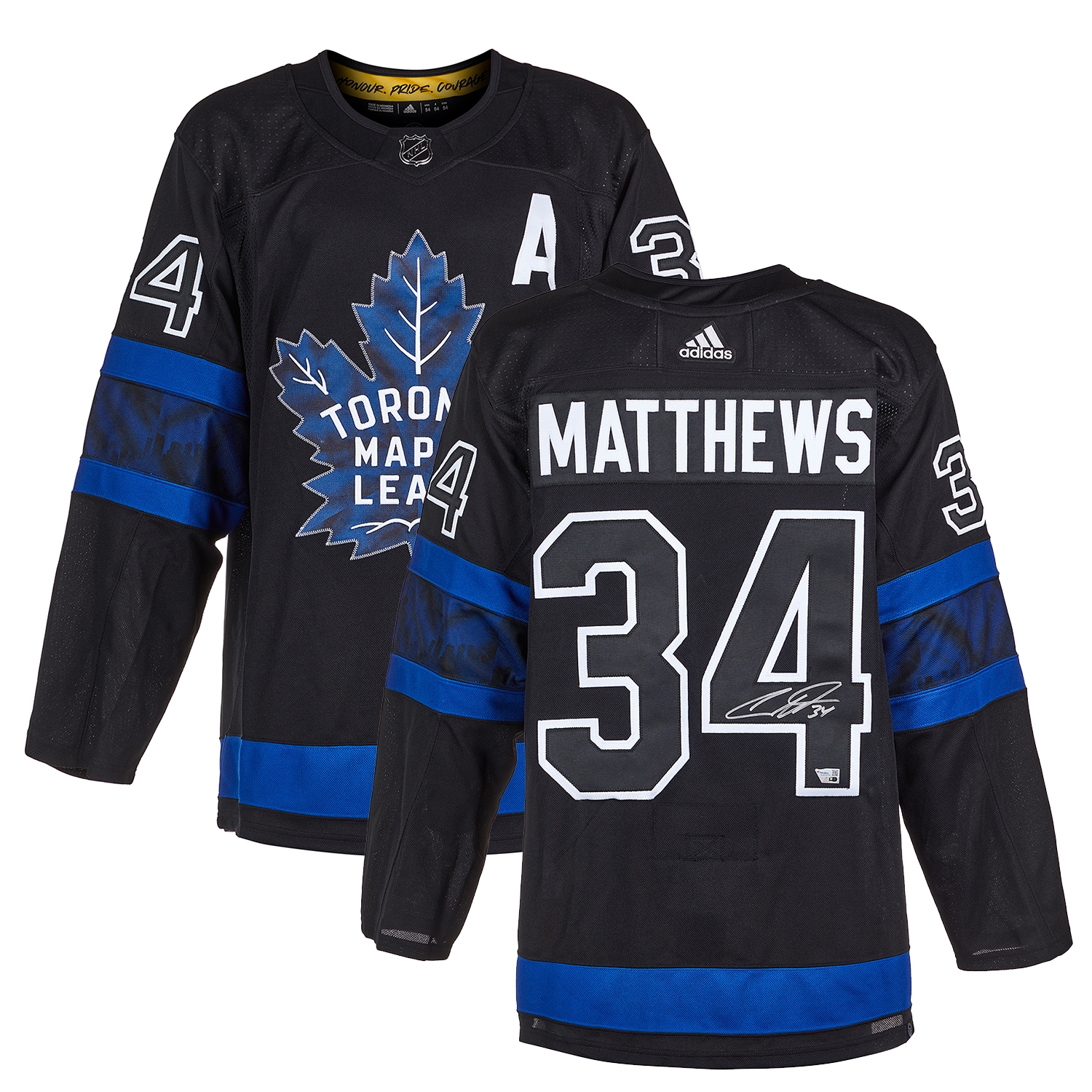 Auston Matthews Signed Toronto Maple Leafs Drew House adidas Jersey