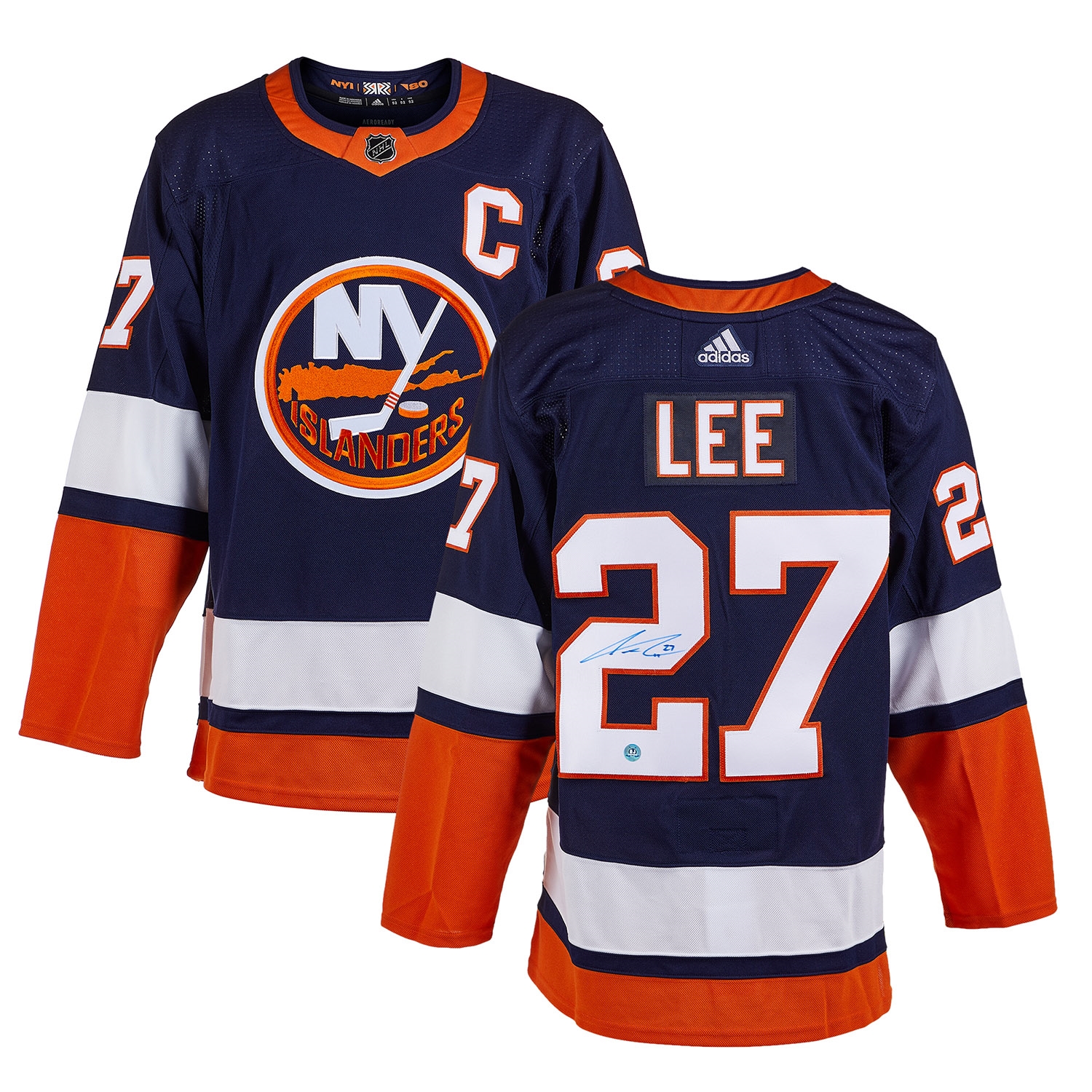 Anders Lee New York Islanders Signed Reverse Retro adidas Jersey