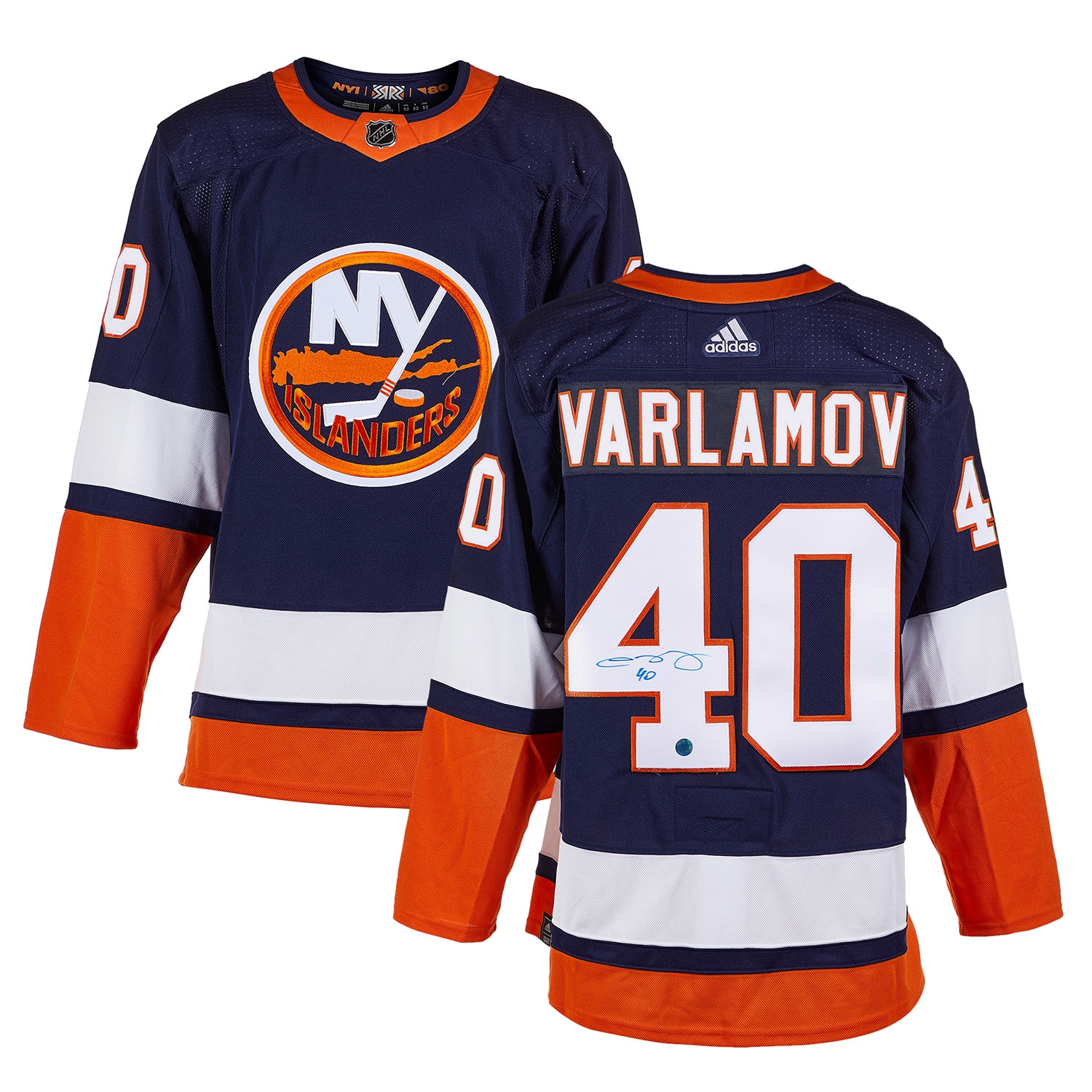 Semyon Varlamov New York Islanders Signed Reverse Retro adidas Jersey