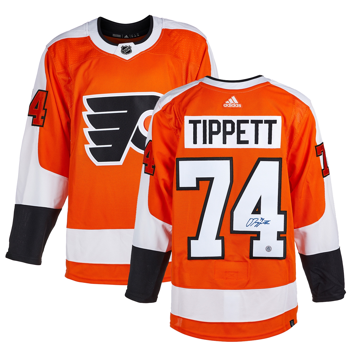 Owen Tippett Autographed Philadelphia Flyers adidas Jersey