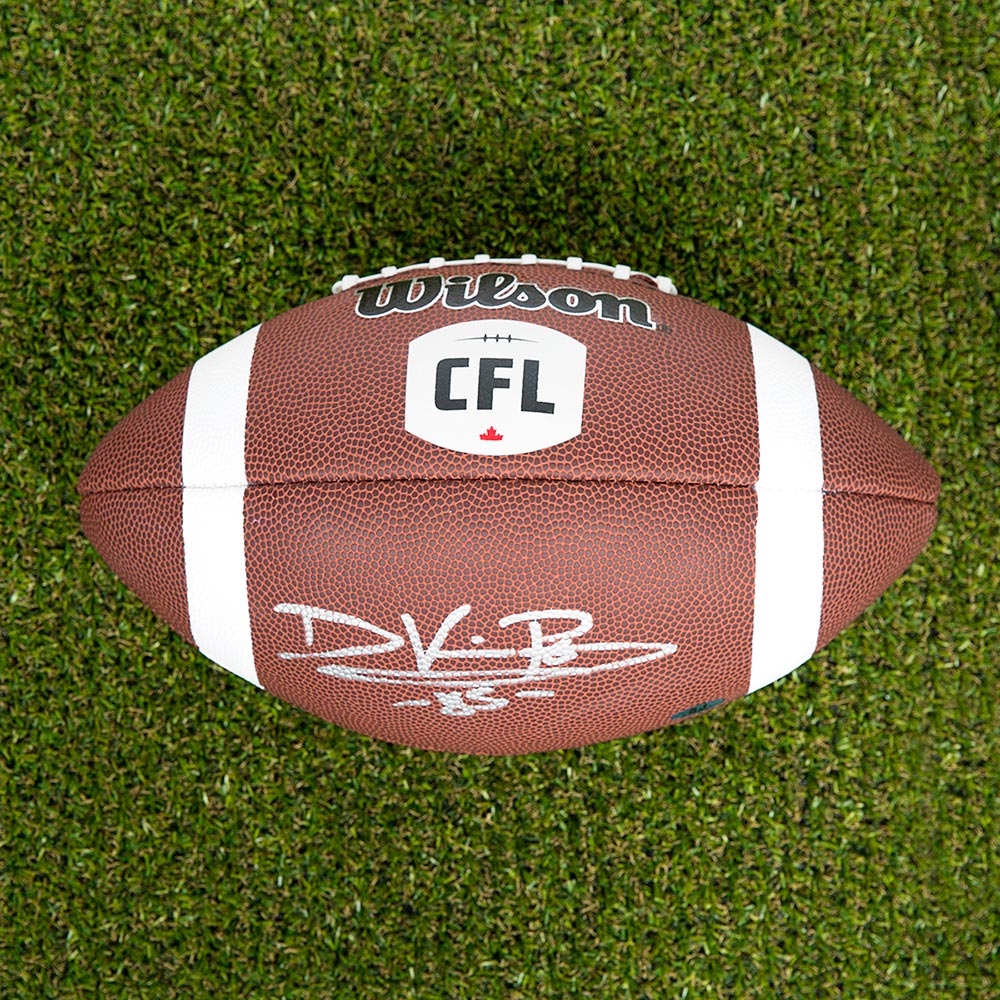 Devier Posey Autographed CFL Wilson Composite Football