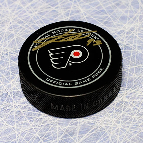 Jakub Voracek Philadelphia Flyers Signed Official Game Puck