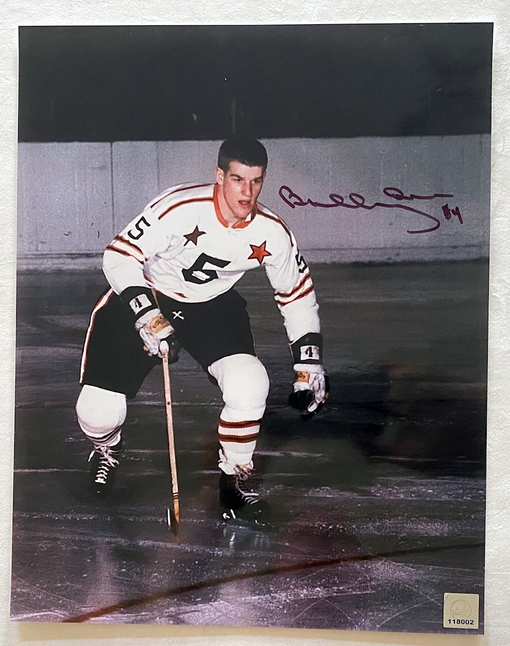Bobby Orr Signed Early Career All-Star Game 11x14 Photo - GNR