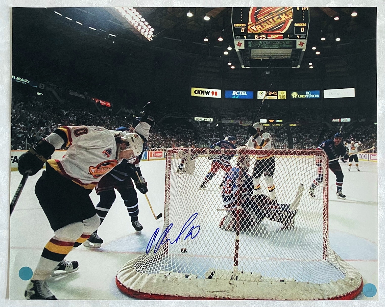 Pavel Bure Vancouver Canucks Signed 1994 Finals Goal 16x20 Photo