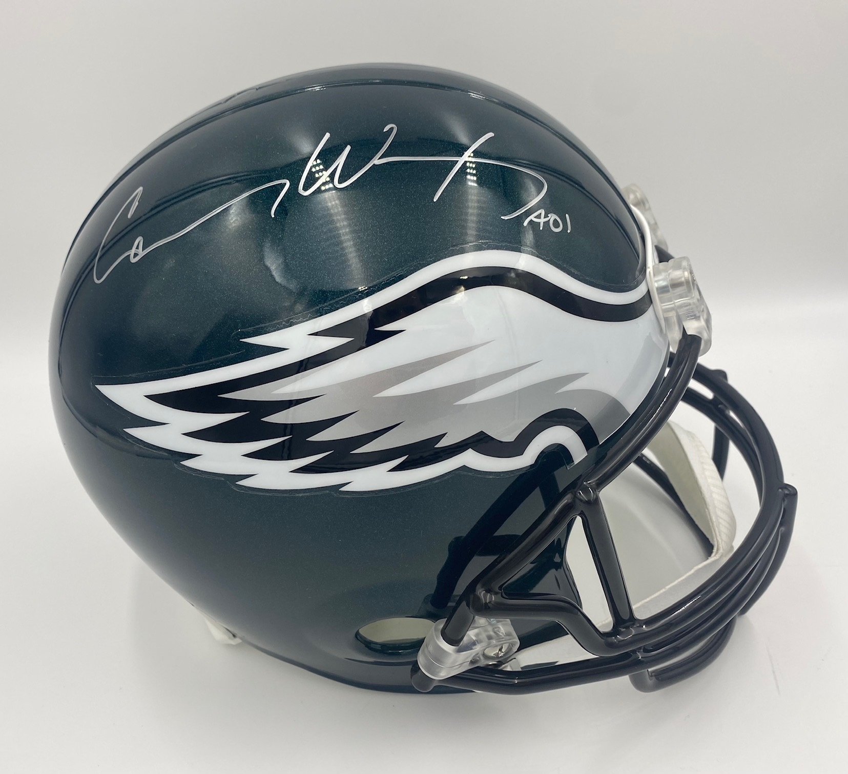 Carson Wentz Philadelphia Eagles Signed Full-Size Replica NFL Helmet - Fanatics