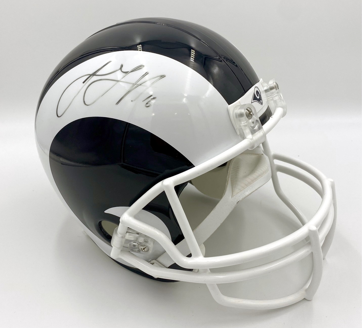 Jared Goff Autographed Los Angeles Rams Full Size Helmet