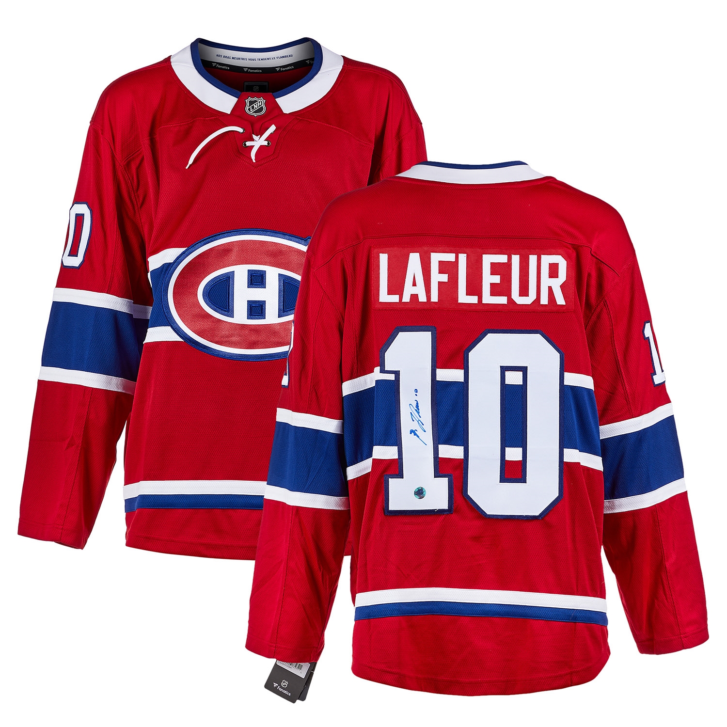 Guy Lafleur Montreal Canadiens Autographed Fanatics Jersey