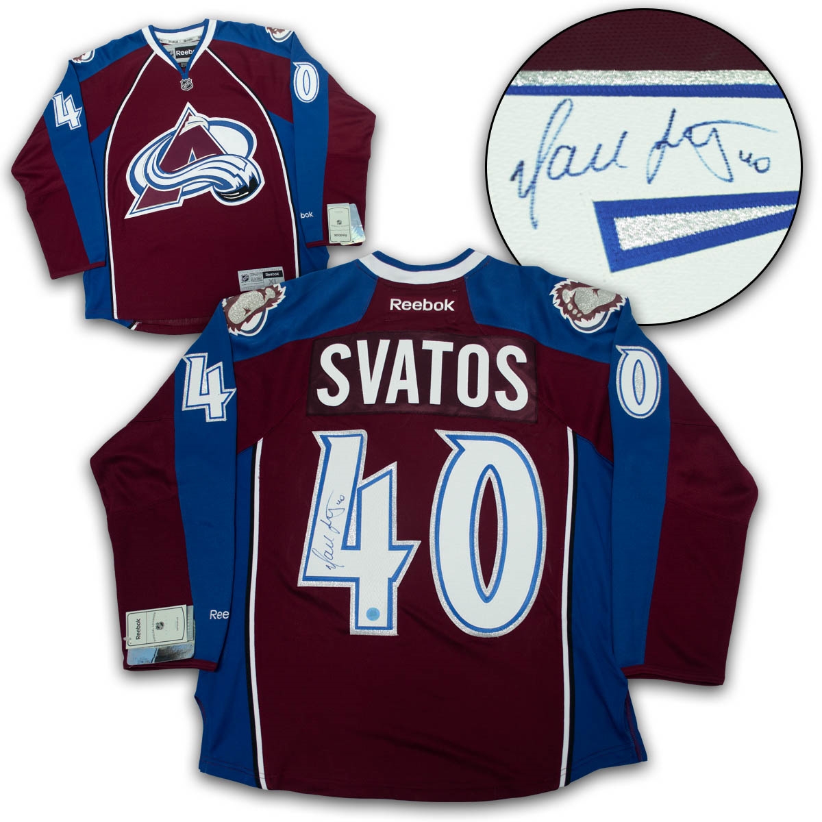Marek Svatos Colorado Avalanche Autographed Reebok Jersey