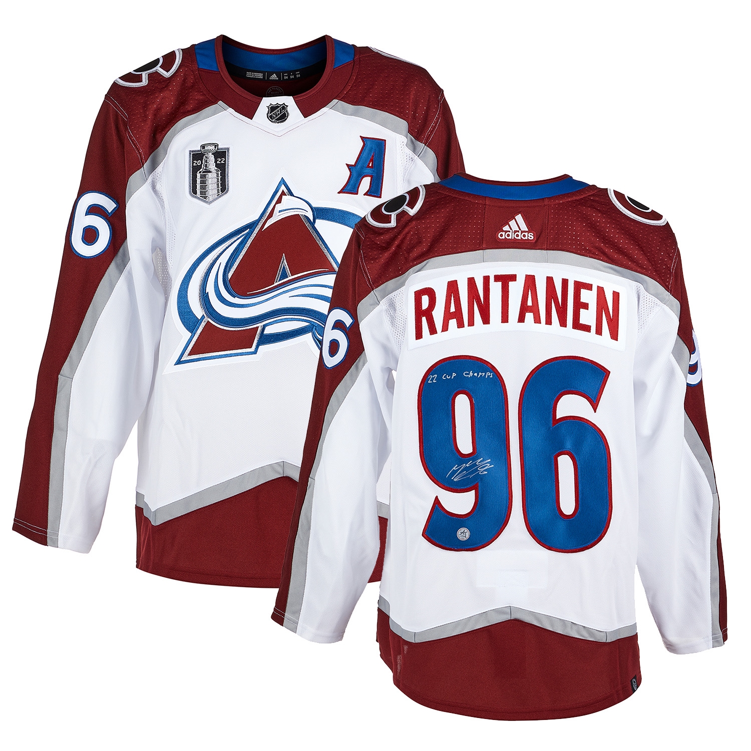 Mikko Rantanen Signed Colorado Avalanche 2022 Stanley Cup adidas Jersey