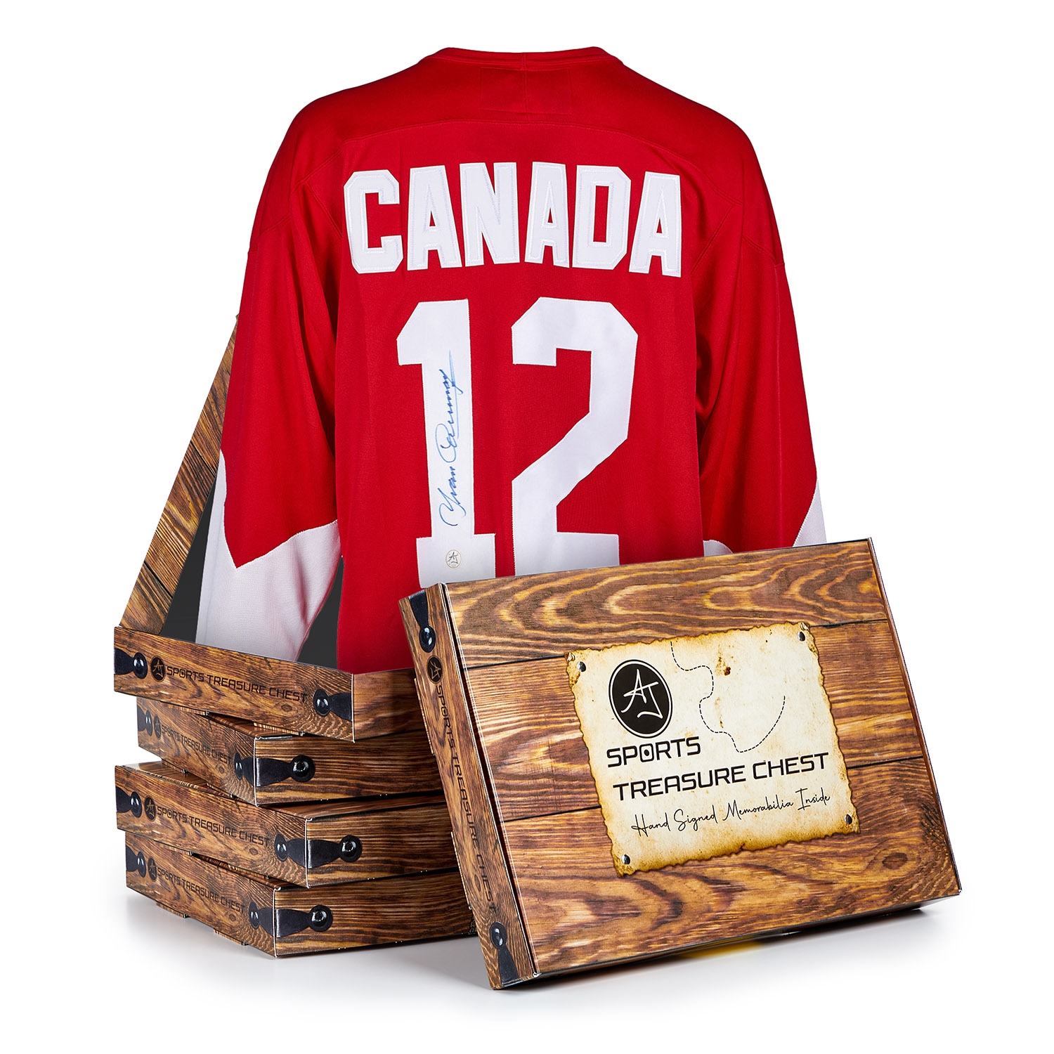 AJ Sports Canada Hockey Hat Trick Signature Treasure Chest
