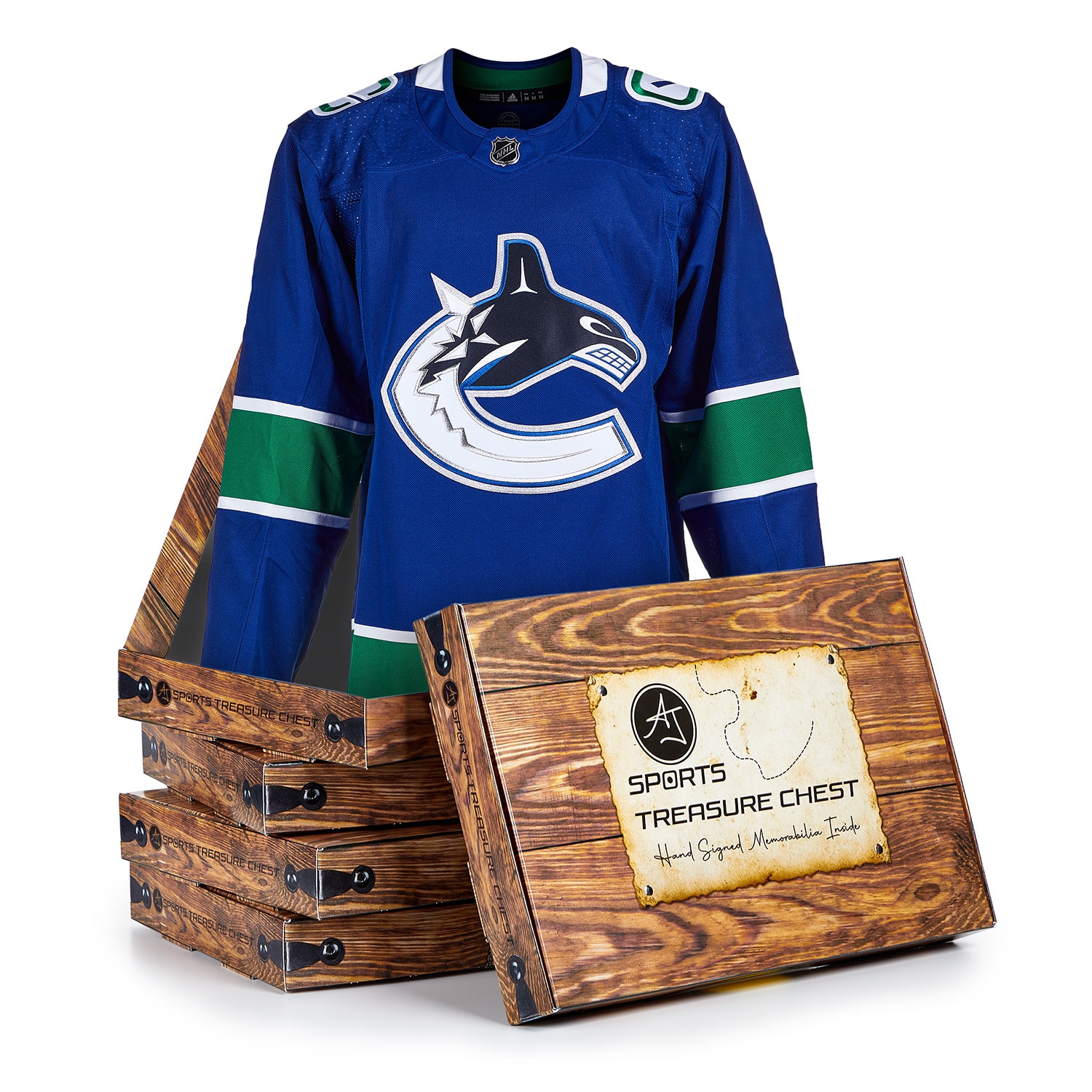 AJ Sports Vancouver Hockey Hat Trick Signature Treasure Chest