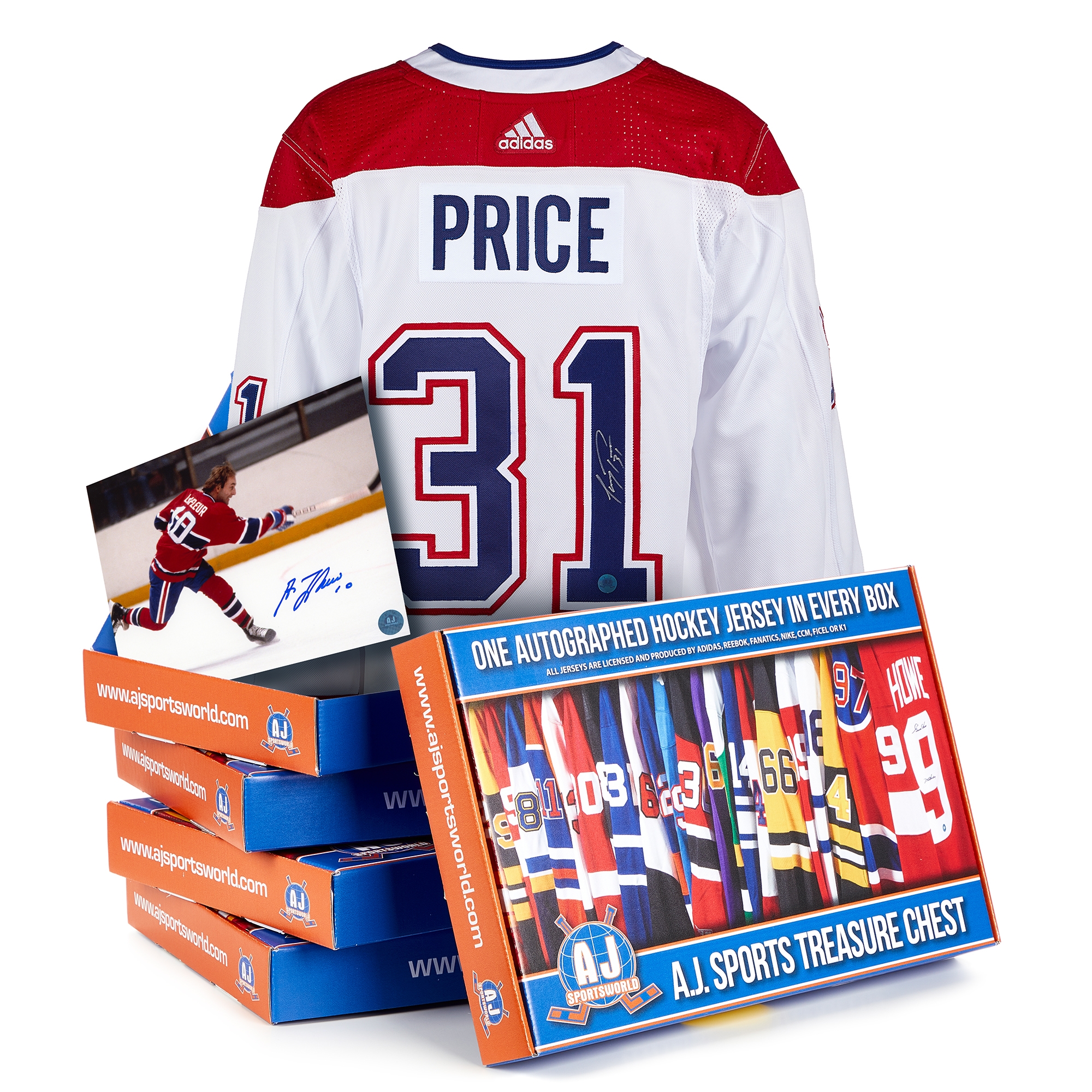 AJ Sports Montreal Hockey Hat Trick Signature Treasure Chest