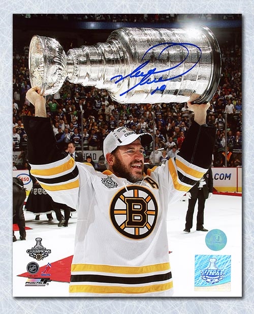Mark Recchi Boston Bruins Autographed 2011 Stanley Cup 8x10 Photo