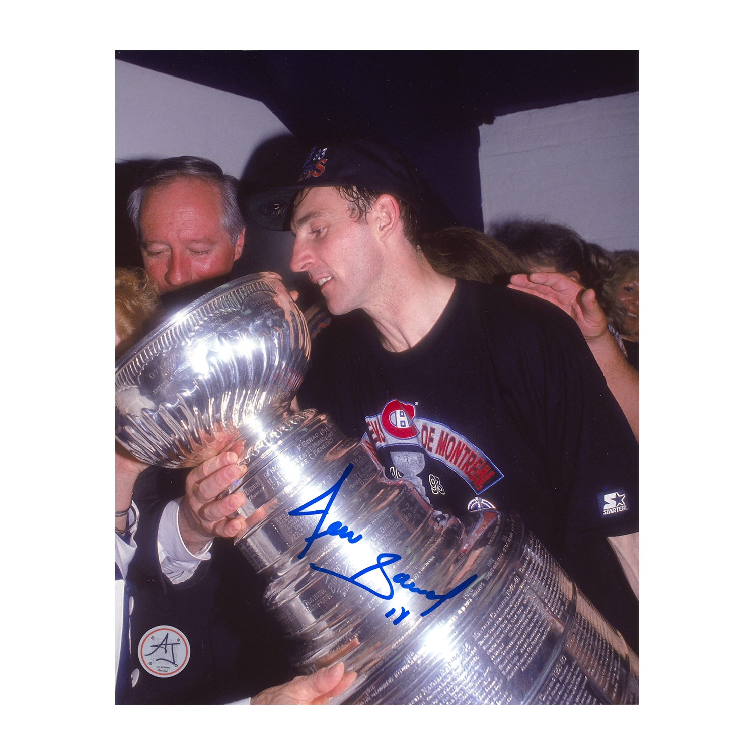 Denis Savard Signed Montreal Canadiens 1993 Stanley Cup 8x10 Photo