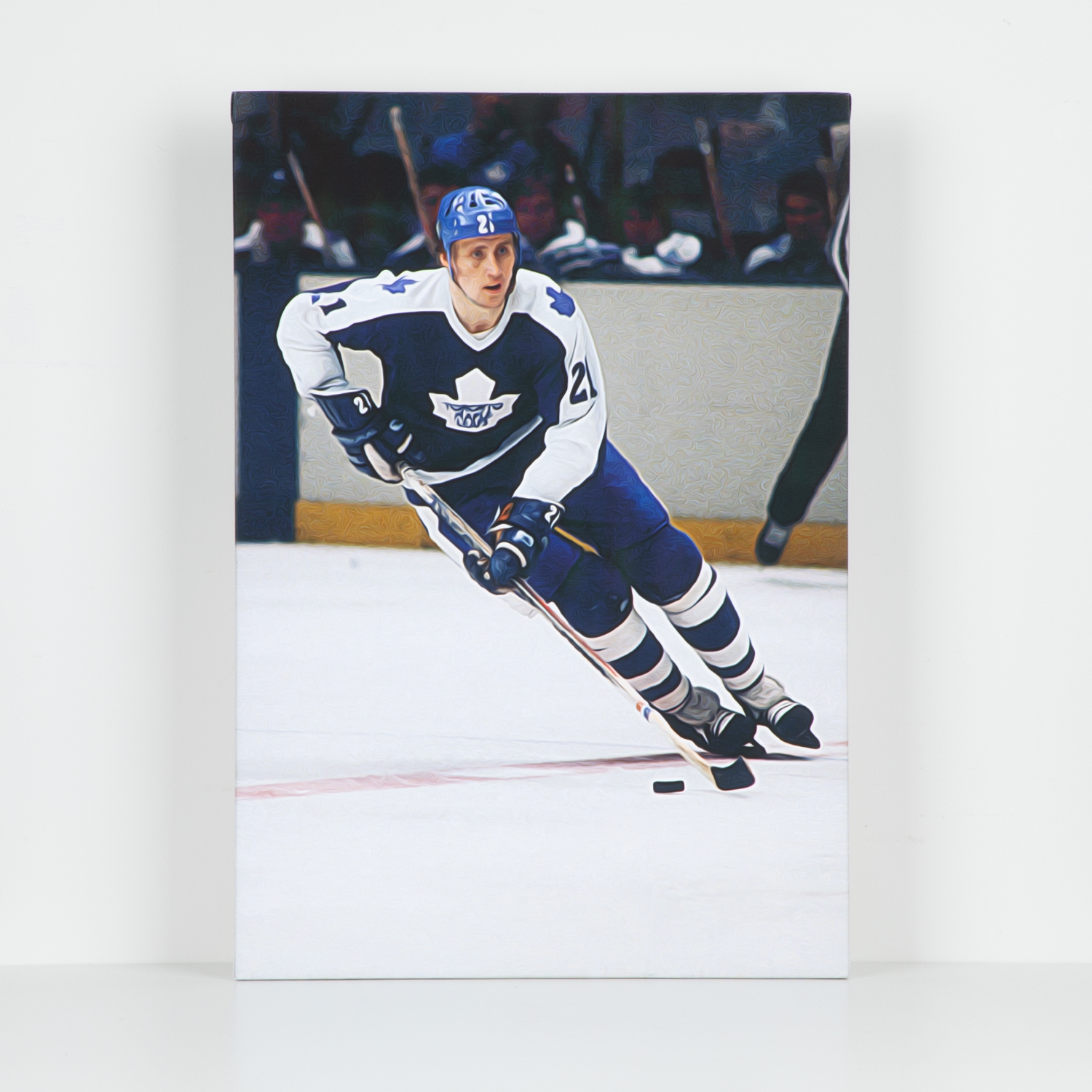 Borje Salming Toronto Maple Leafs Decrative 18x26 Art Canvas
