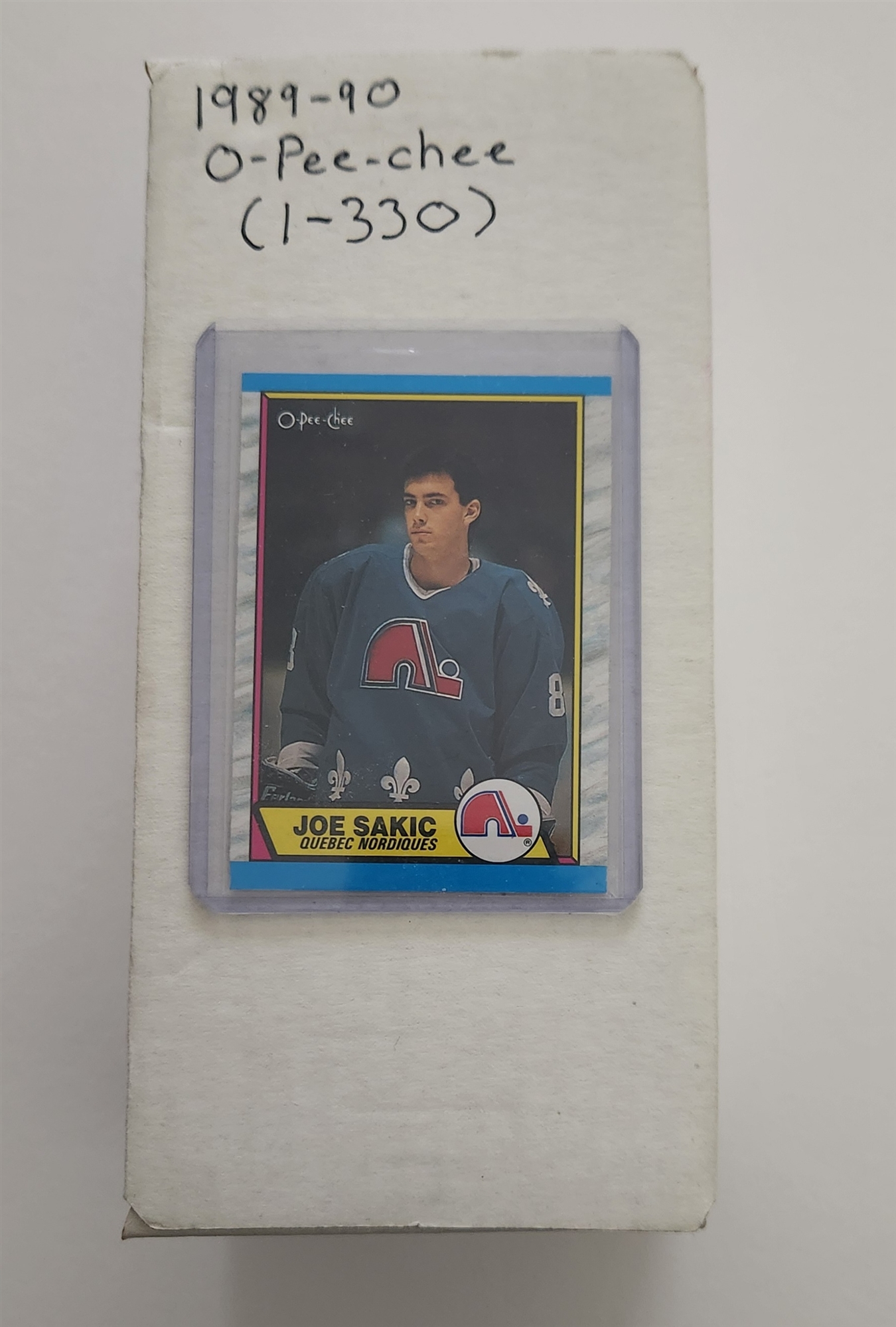 1989-90 O-Pee-Chee Hockey Complete Set with Sakic & Leetch Rookies