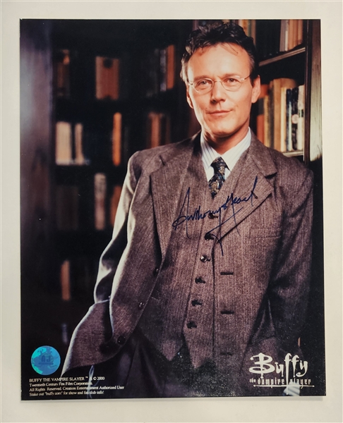 Anthony Head Signed Buffy The Vampire Slayer Rupert Giles 8x10 Photo