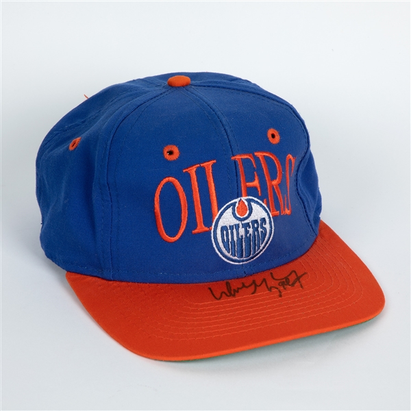 Wayne Gretzky Signed Edmonton Oilers Vintage Cap