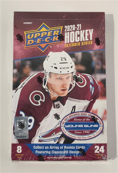 2020-21 Upper Deck Extended Series NHL Hockey Sealed Trading Card Box