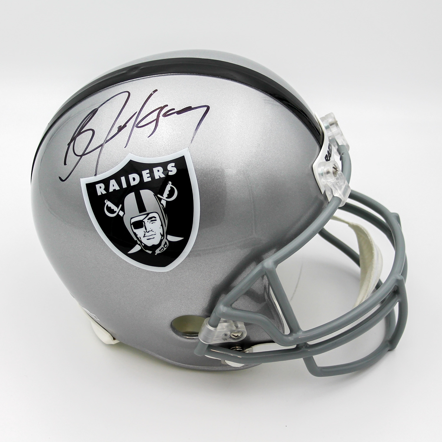 Bo Jackson Autographed Los Angeles Raiders Riddell Full Size Replica Helmet