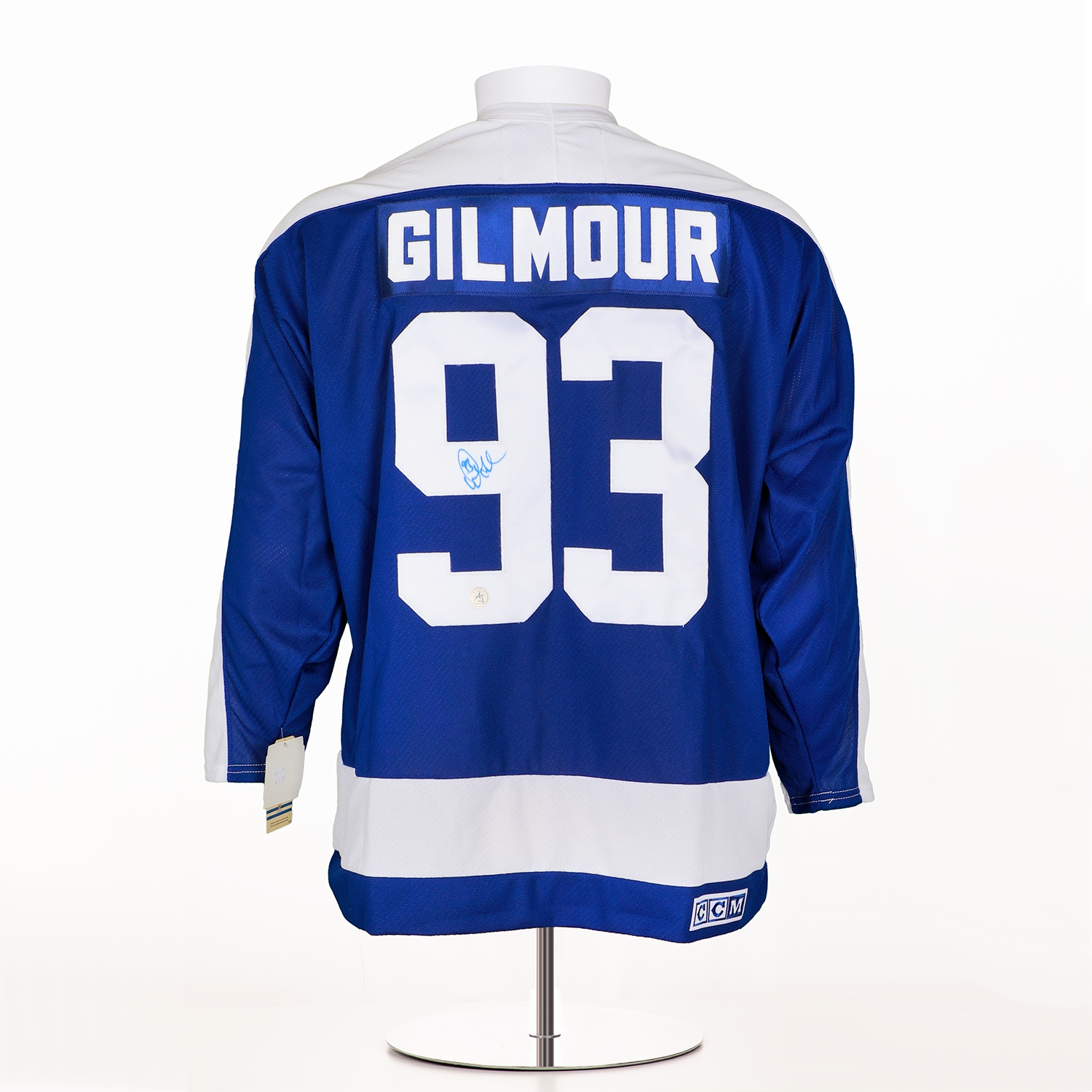 Doug Gilmour Autographed Toronto Maple Leafs Vintage CCM Jersey