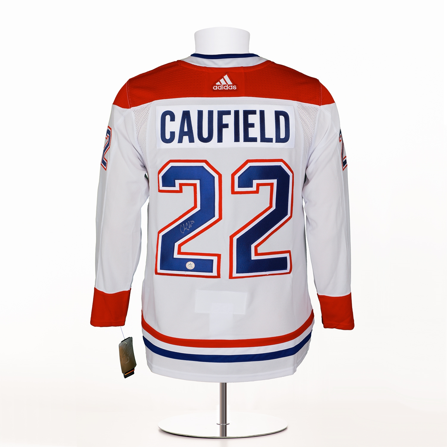 Cole Caufield Autographed Montreal Canadiens Adidas Jersey