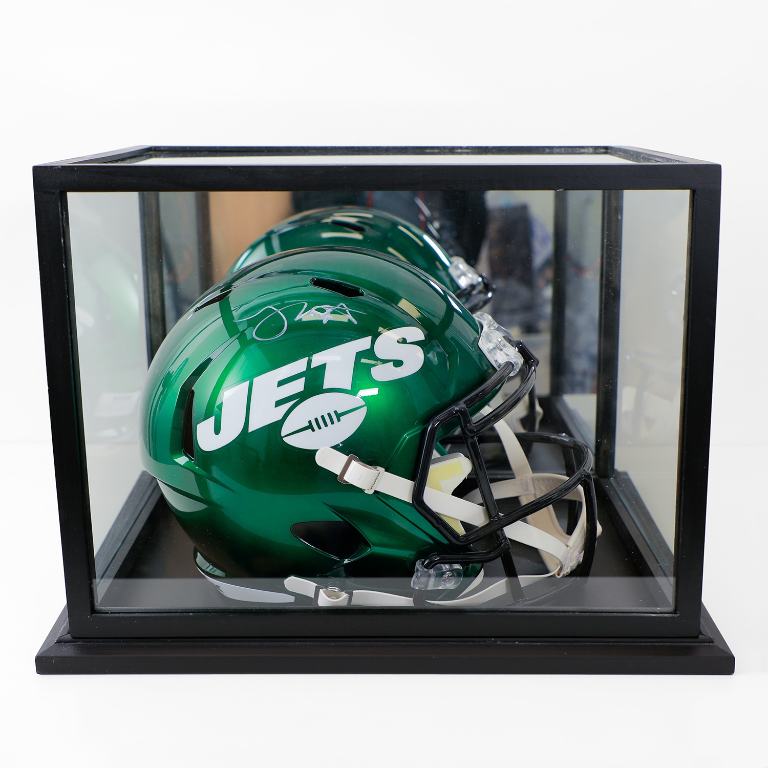 Robbie Anderson Signed Full Size Replica Riddell NY Jets NFL Helmet with Display Case