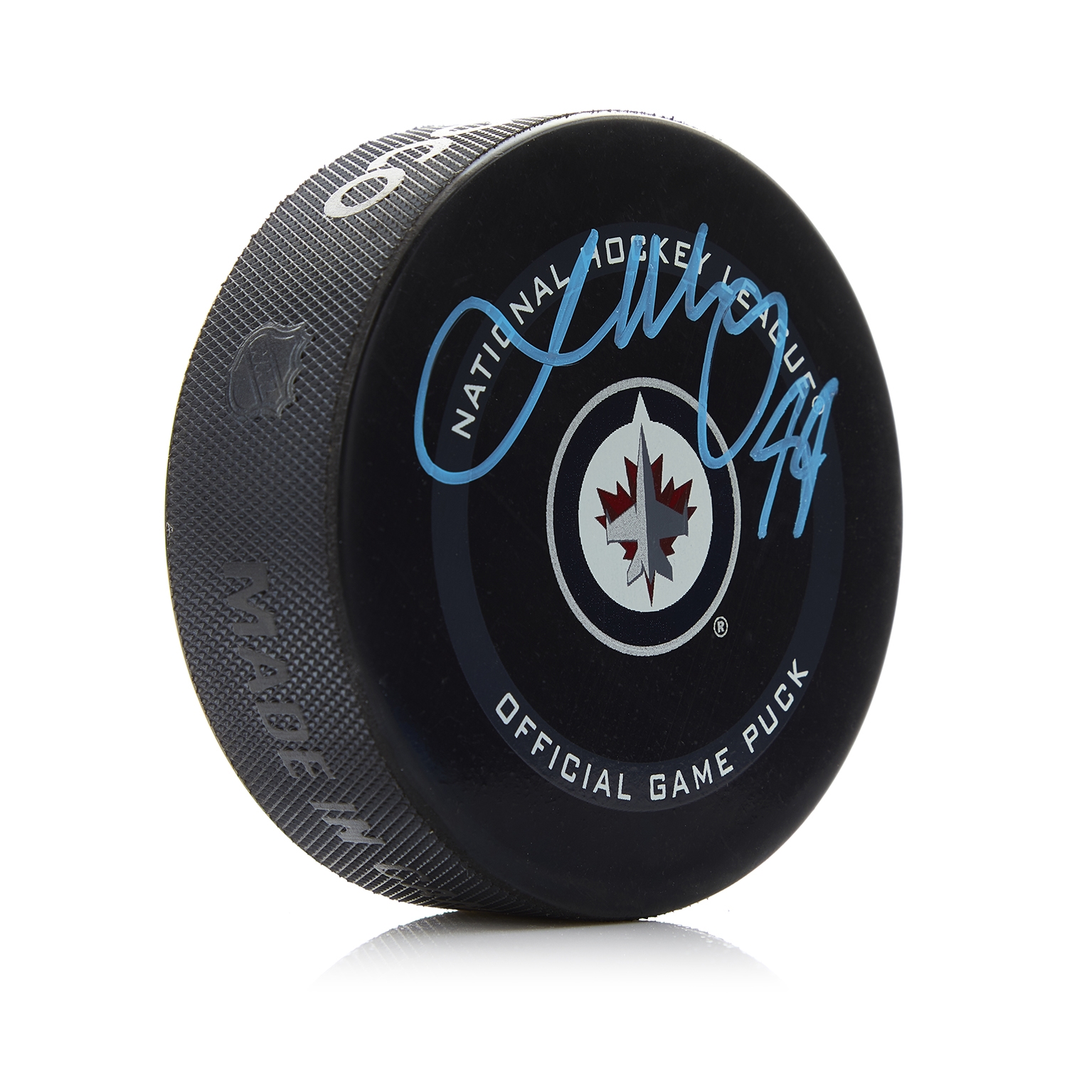 Josh Morrissey Signed Winnipeg Jets Official Game Puck