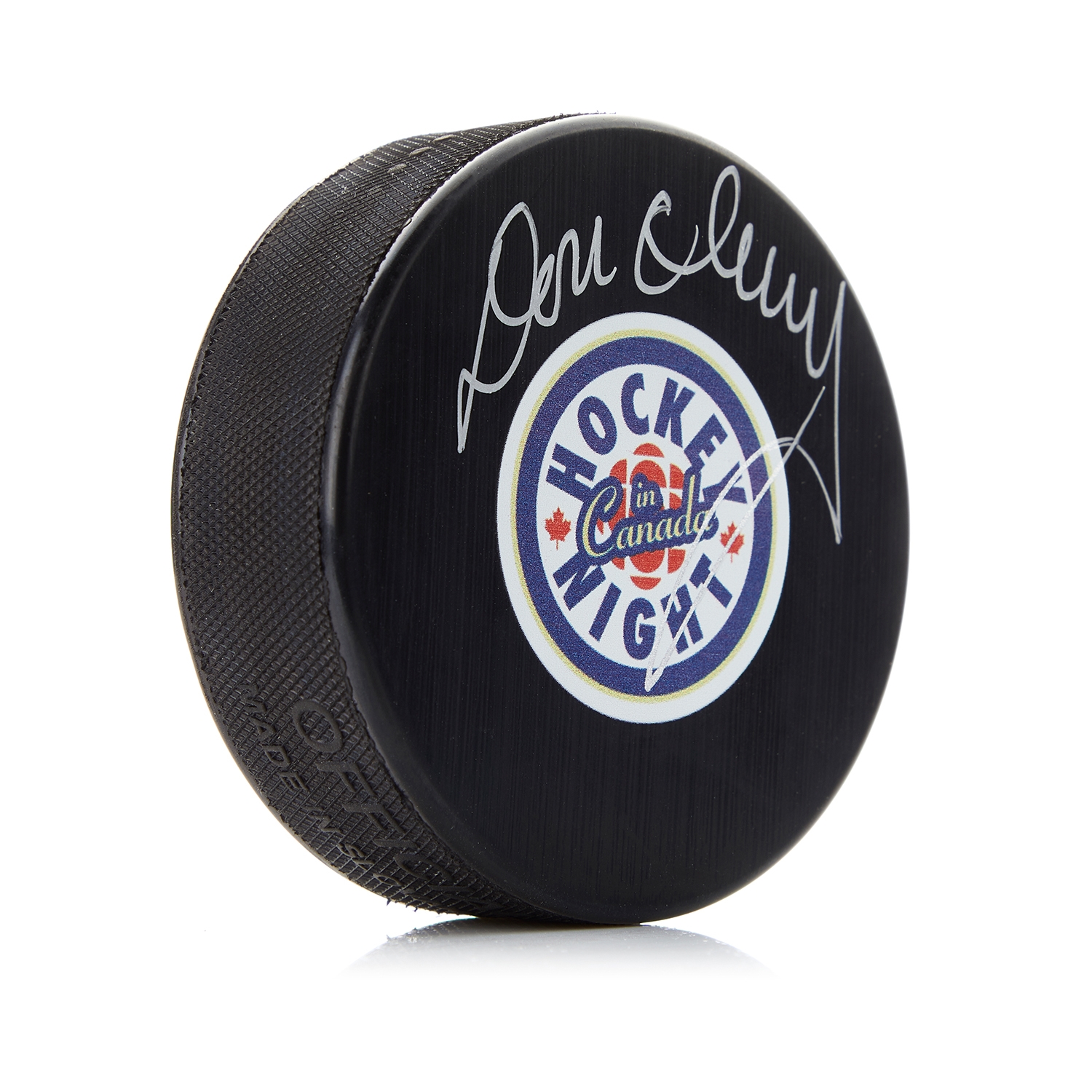 Don Cherry Autographed Hockey Night In Canada Puck