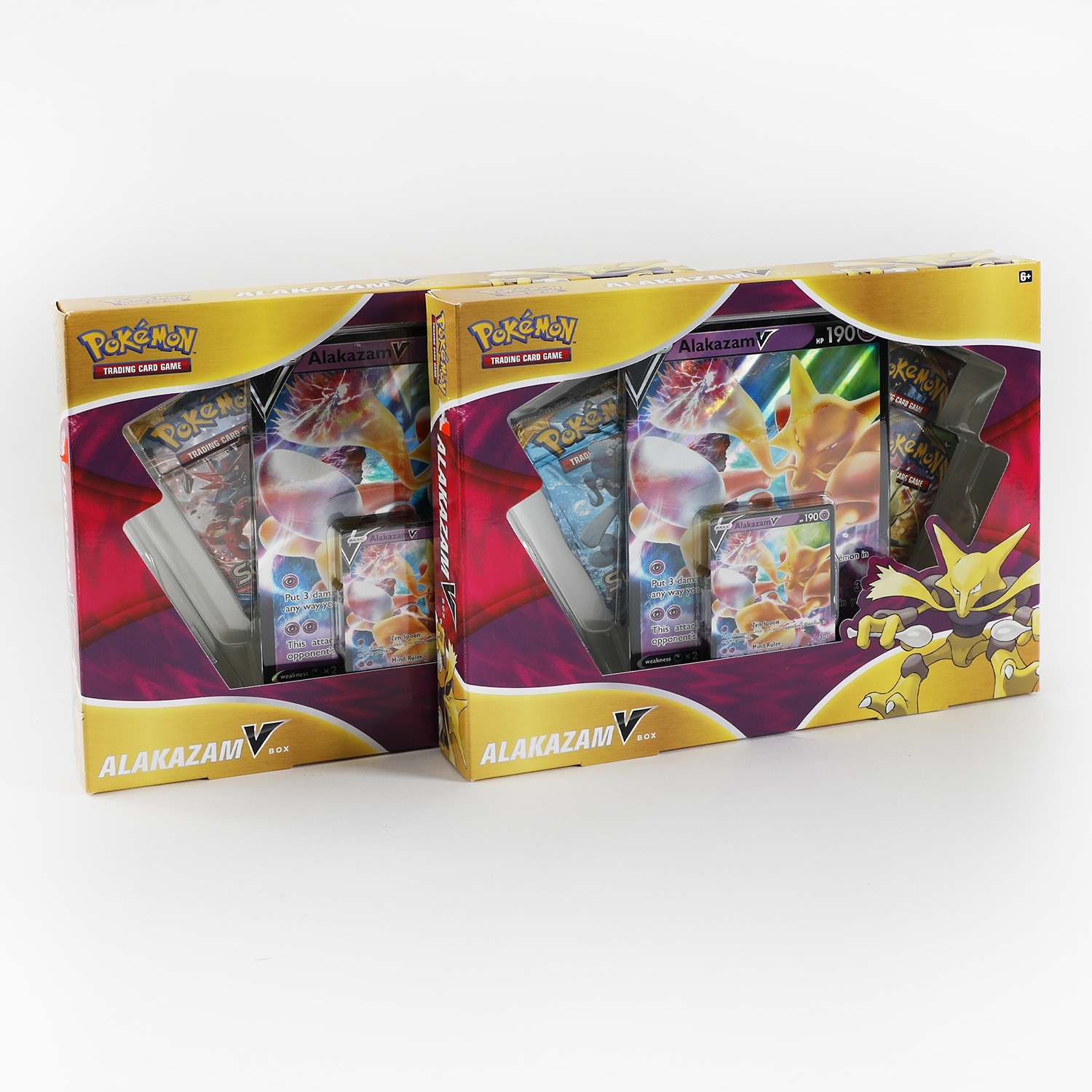 2021 Pokemon TCG Alakazam V Lot Of 2 Factory Sealed Boxes