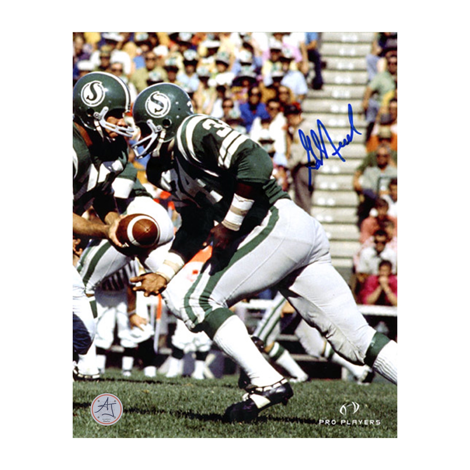 George Reed Autographed Saskatchewan Roughriders 8x10 Photo