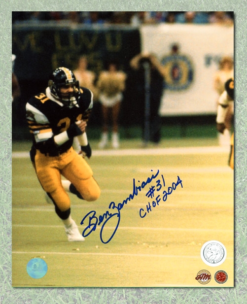 Ben Zambiasi Autographed Hamilton Tiger-Cats 8x10 Photo