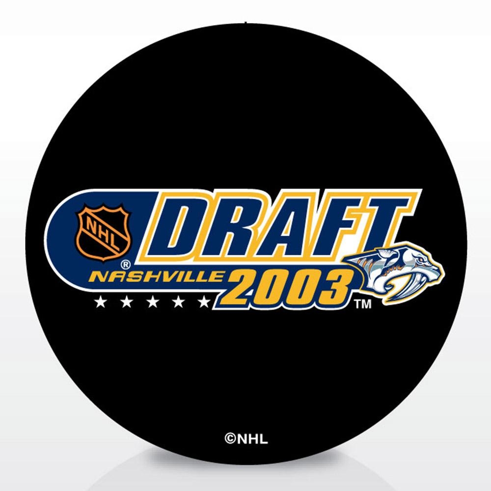 Inglasco 2003 NHL Entry Draft Souvenir Event Hockey Puck