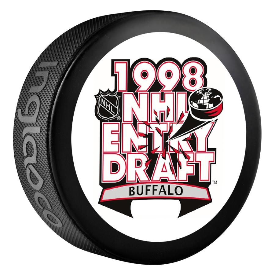 Inglasco 1998 NHL Entry Draft Souvenir Event Hockey Puck