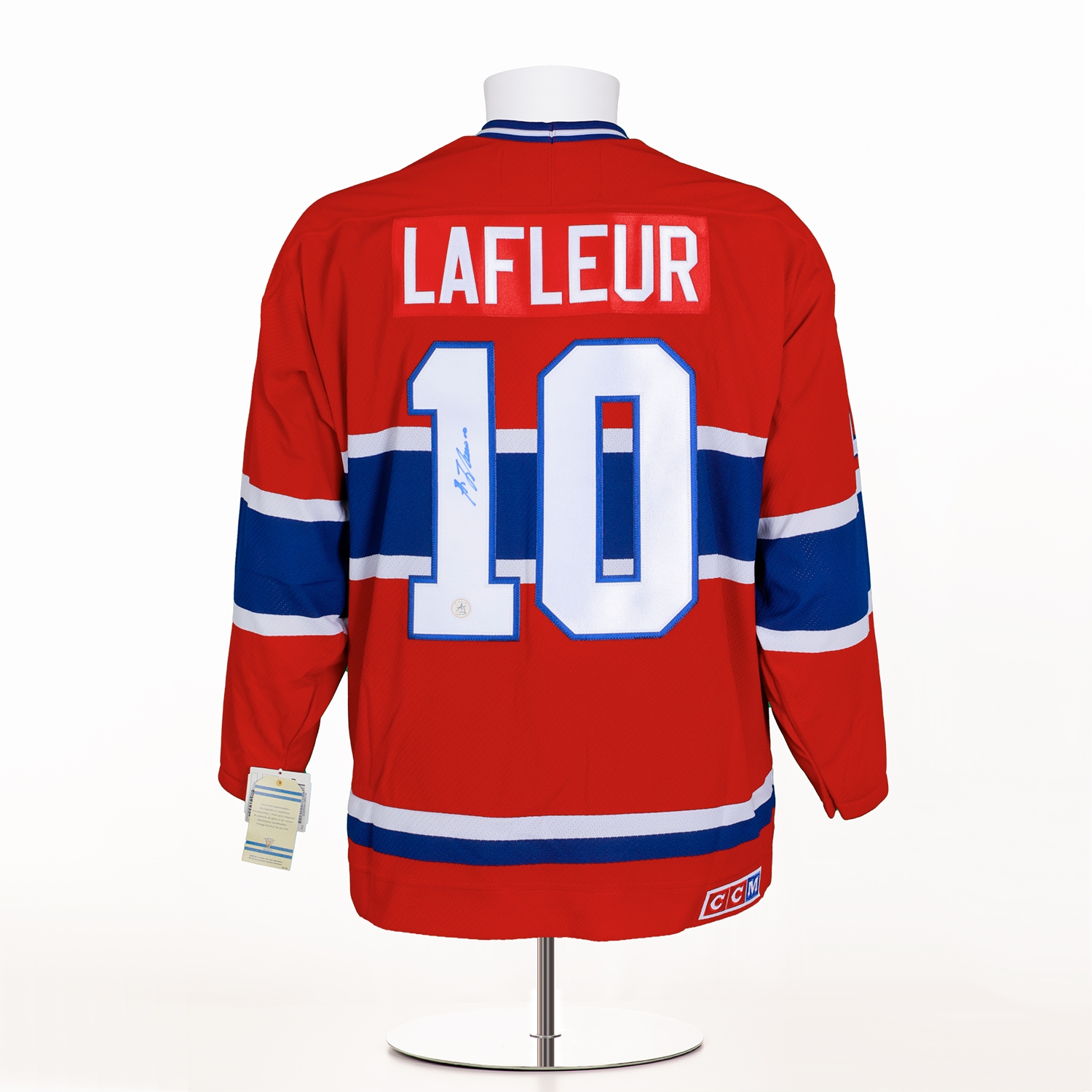 Guy Lafleur Autographed Montreal Canadiens Vintage CCM Jersey