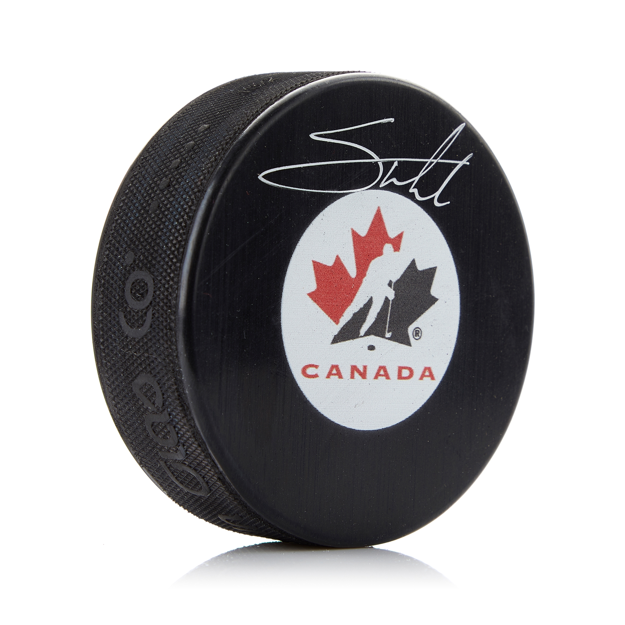 Shea Theodore Team Canada Autographed Hockey Puck