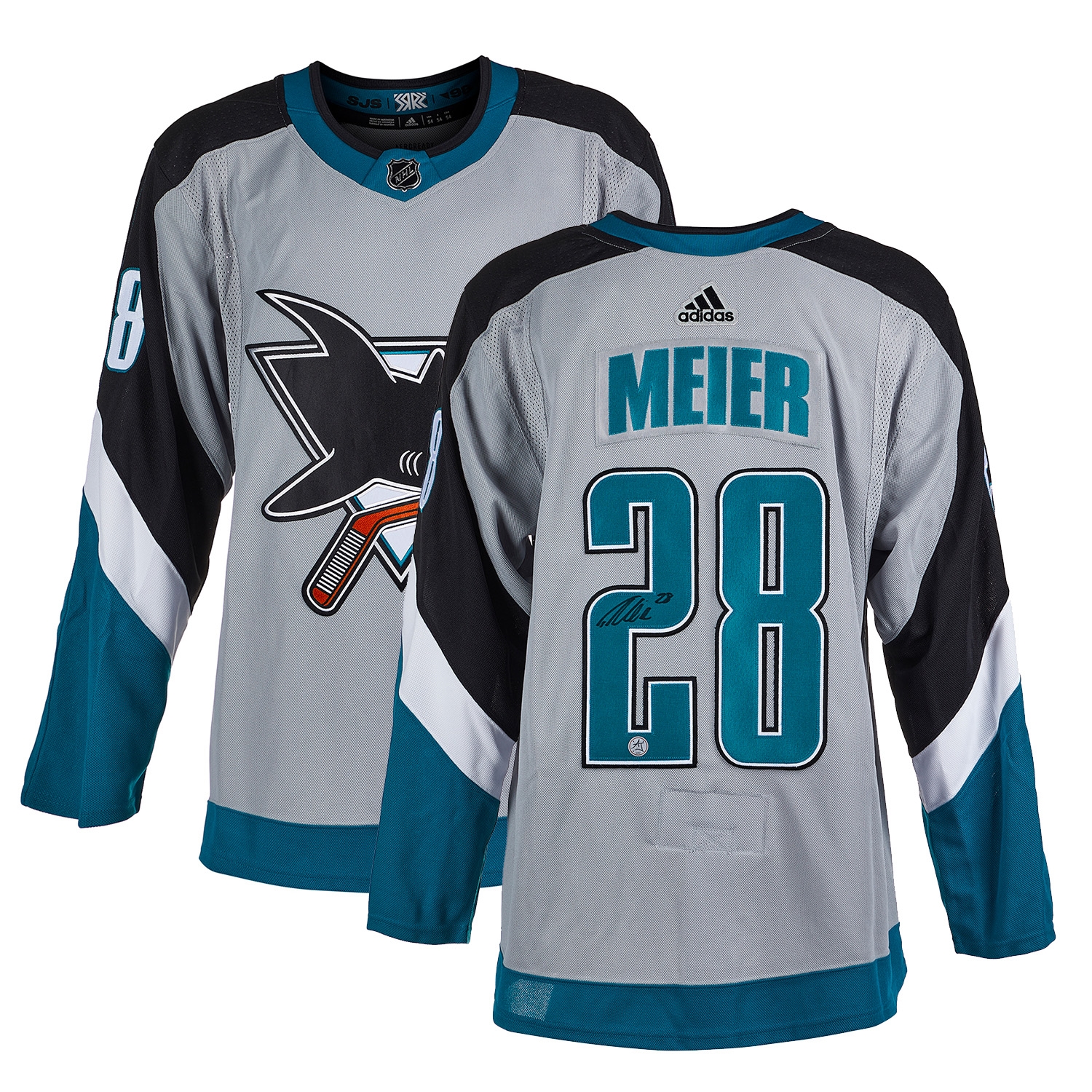 Timo Meier Autographed San Jose Sharks Reverse Retro adidas Jersey