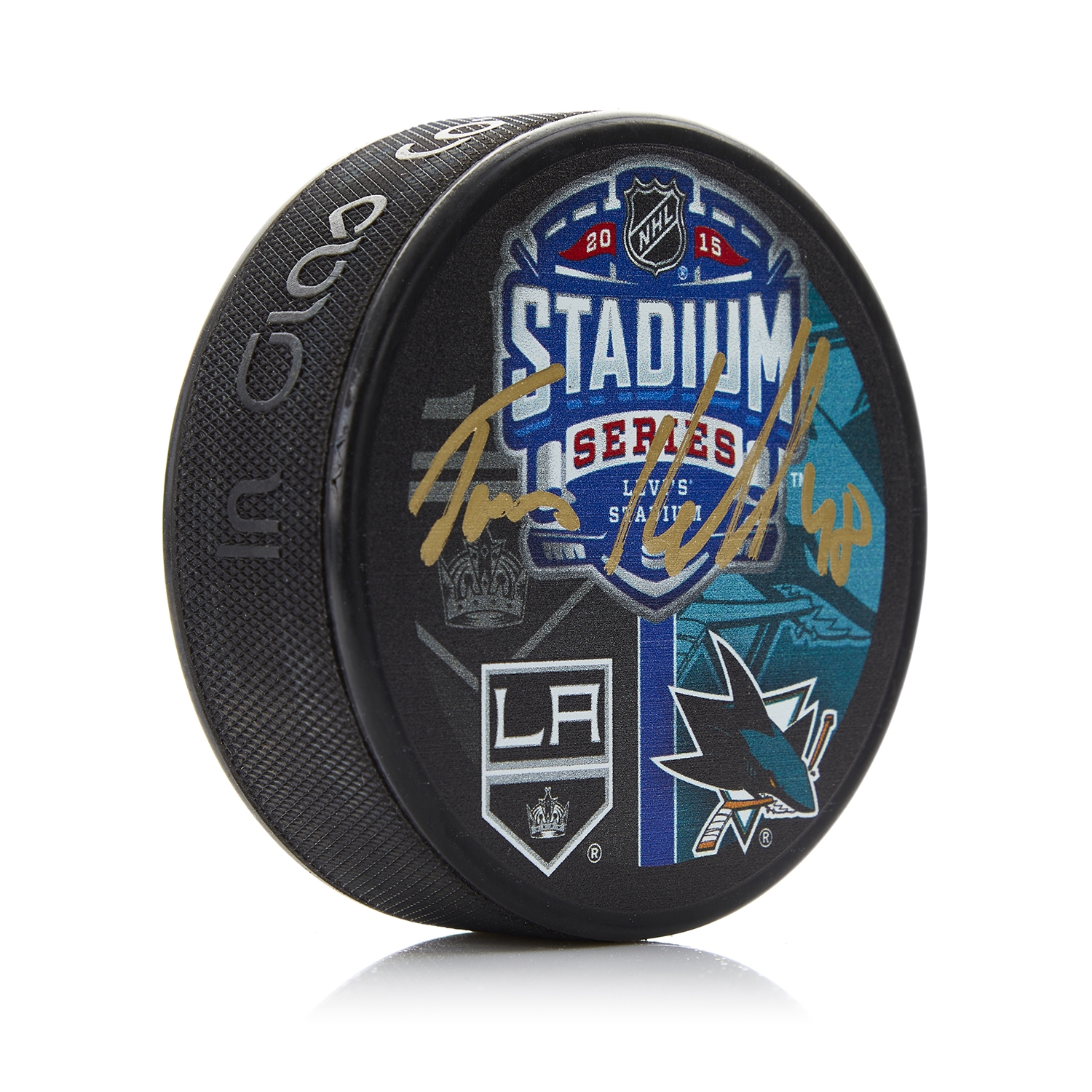 Tomas Hertl Signed San Jose Sharks 2015 Stadium Series Puck